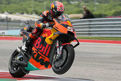 Johann Zarco mit dem «swingarm device» im FP4 in Texas