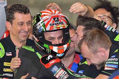 Jubel bei Tech3 – Zarco auf Platz 1