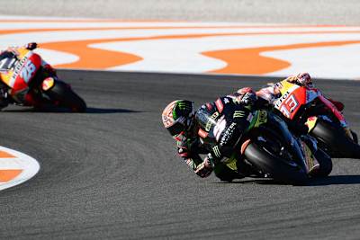 Johann Zarco wehrte sich lange gegen die Repsol-Honda-Meute