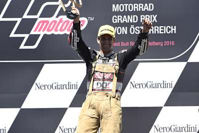 Österreich-GP-Siger Johann Zarco strahlte vor 95.000 Zuschauern 