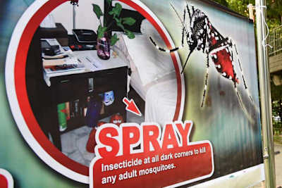 So warnen die Behörden in Singapur