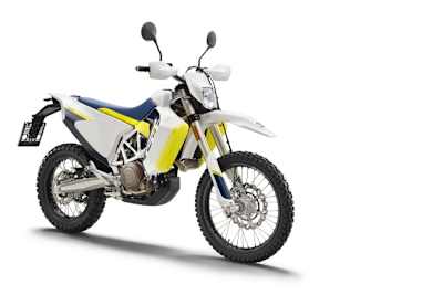 Husqvarna 701 Enduro mit montiertem Zusatztank: Kein Gebastel, wie aus einem Guss