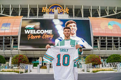 Pierre Gasly in Miami Gardens