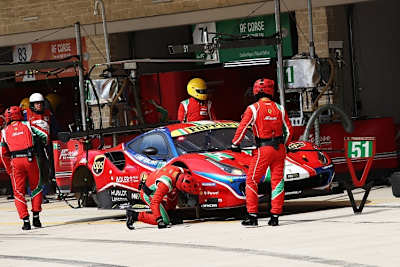 Der Ferrari 488 GTE Evo muss bei der FIA WEC in Spa 1280 Kilogramm wiegen