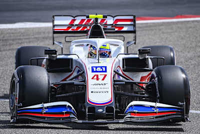 Mick Schumacher im VF-21-Ferrari 