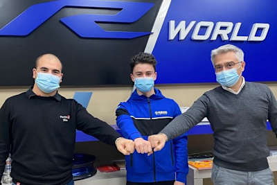 Edoardo Rovelli, Manuel Gonzalez und Andrea Dosoli