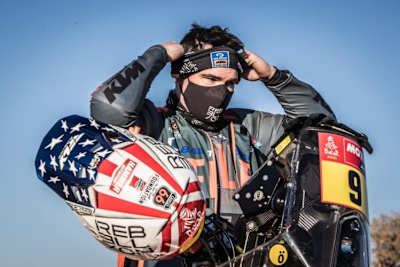 Sykler Howes führ erstmals eine Dakar an