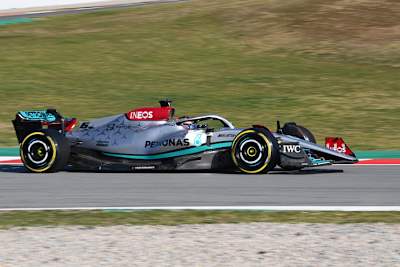 Mit diesem Auto wird Lewis Hamilton am Mittwochnachmittag fahren