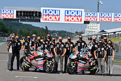 Auf dem Sachsenring: Das Liqui Moly Intact GP Team 2021