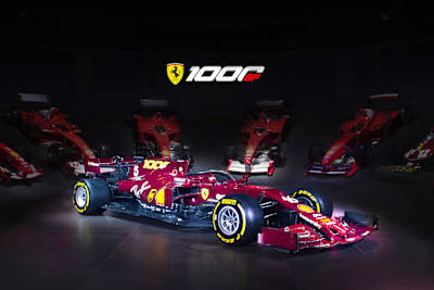 In dieser Farbe fahren Sebastian Vettel und Charles Leclerc in Mugello