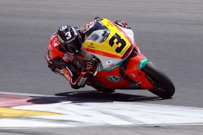 Lukas Tulovic feiert in der Moto2-EM sein Comeback