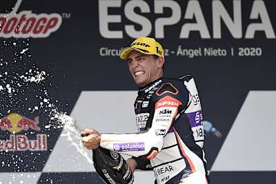 Berechtigter Jubel von Albert Arenas nach seinem zweiten Sieg 2020 in Folge