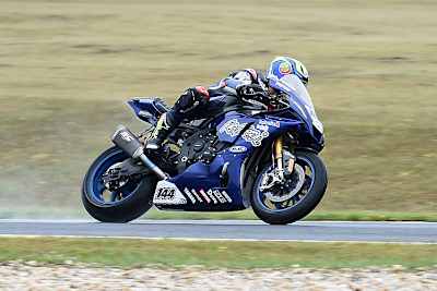 Im Nassen wollte Gerold Gesslbauer (Ratezi-Yamaha) kein unnötiges Risiko eingehen