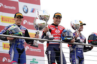 Jason O'Halloran, Josh Brookes, Tarran Mackenzie (vlnr.)