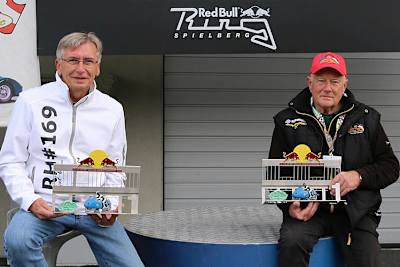 Autor Herbert Thumpser (li.) mit Wolfgang Stropek