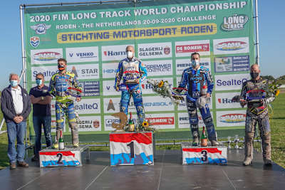 Das Siegerpodest in Roden