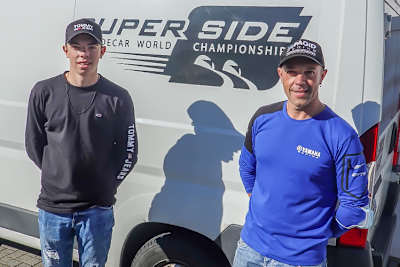 Ted und Vater Vincent Peugeot aus Frankreich