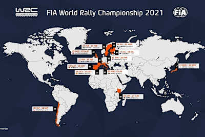 Der WM-Kalender 2021