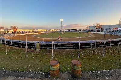 Die Speedway-Arena in Cloppenburg wird am Samstag gut gefüllt sein
