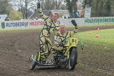 Neu beim Gespann-Masters: Anthony Sarrailh und Beifahrer Benjamin Gregoire aus Frankreich