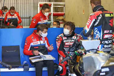 Bei Yoshimura SERT Motul wird fleißig getestet