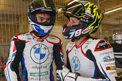 Informationsaustausch bei Reiterberger (li.) und Foray