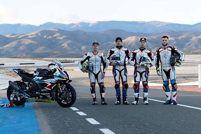 Kenny Foray, Markus Reiterberger, Jérémy Guarnoni, Ilya Mikhalchik (vlnr.)