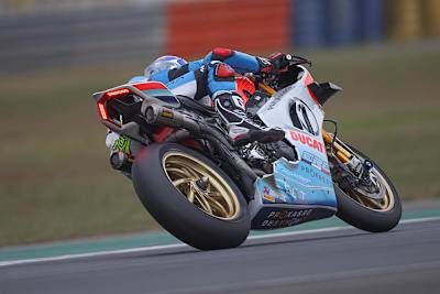 Lorenzo Zanetti beim Vortest für das 24-Stunden-Rennen in Le Mans