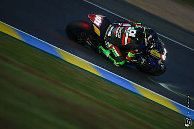 Patrick Dangl bei der Fahrt durch die Nacht