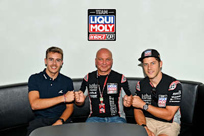 Jeremy Alcoba, Jürgen Lingg und Marcel Schrötter