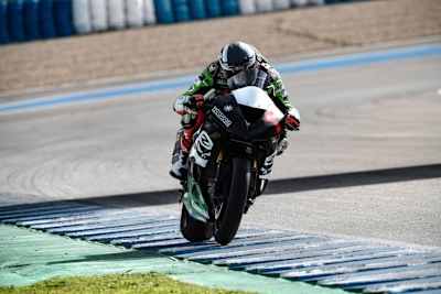 Ben Currie beim Jerez-Test