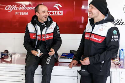 Robert Kubica und Valtteri Bottas