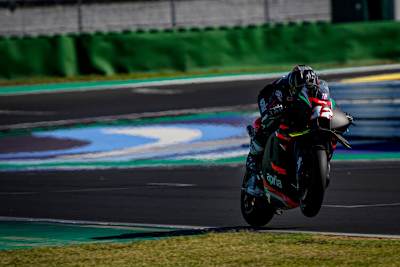Maverick Vinales beim Test in Misano
