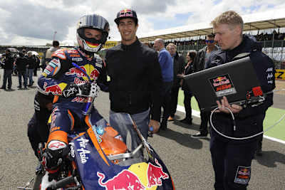 Daniel Ricciardo (rechts) war schon in früheren Jahren ein großer Motorrad-Fan