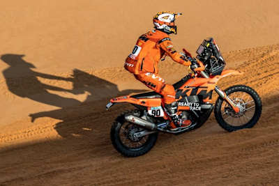 Seit Etappe 3 ist Danilo Petrucci wieder dabei, allerdings außer Konkurrenz