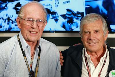 Phil Read und Giacomo Agostini auf einem Archivbild von 2014