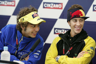 Valentino Rossi und Andrea Dovizioso 2004