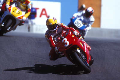 John Kocinski auf dem Weg zum Sieg beim US-GP 1993