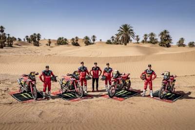 Das Team HRC ist bereit für die Dakar 2022