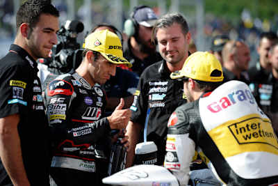 Johann Zarco und Tom Lüthi 2016 in Japan