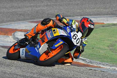IDM Supersport 300-Pilot Marcel Blersch beim Wintertraining in Cartagena