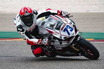 Max Kofler beim SSP-Debüt in Aragon