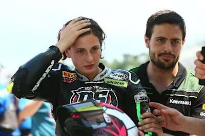 Ana Carrasco war schon in der Startaufstellung auf Sieg eingestellt