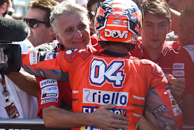 Die Zeiten, in denen Paolo Ciabatti mit Andrea Dovizioso feiert, sind vorbei