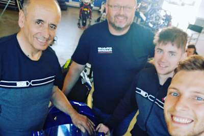 Dominic Schmitter (re.) mit seiner Mannschaft