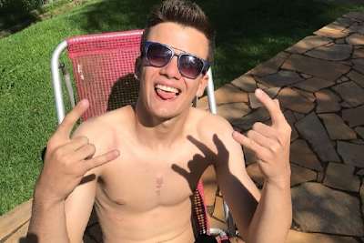 Die Narbe ist noch gut zu erkennen