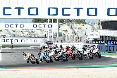 MotoE-Start in Misano: 2019 ging das Rennen über sieben Runden