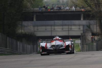 Toyota TS050 Hybrid in Monza: Dort fanden 2017 die offiziellen WEC-Testfahrten statt