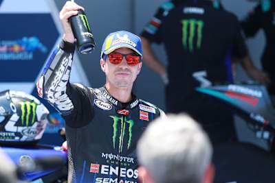 Maverick Viñales war trotz Fehler mit P2 zufrieden