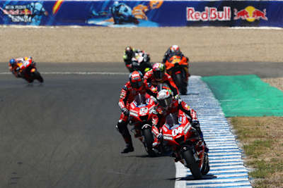 Andrea Dovizioso hatte im Andalusien-GP Mühe